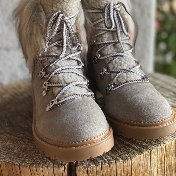 Nine West Alex Faux-Fur Booties Retail Value 139 - Picture 2 of 8